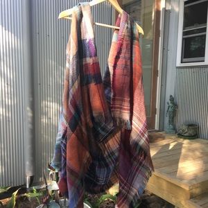 Anthropology blanket wrap, NWT